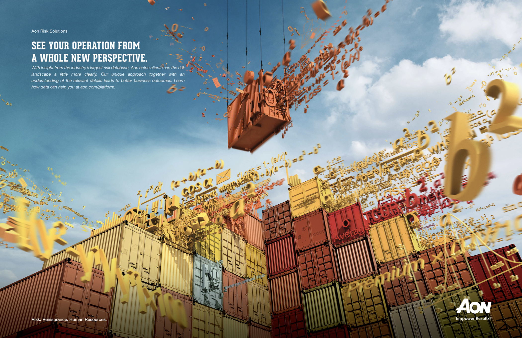 Aon Shipping Container Poster