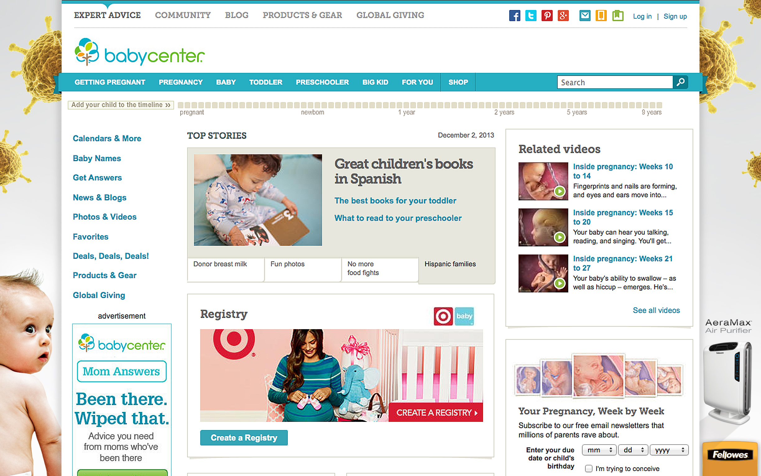 Babycenter Homepage Wallpaper