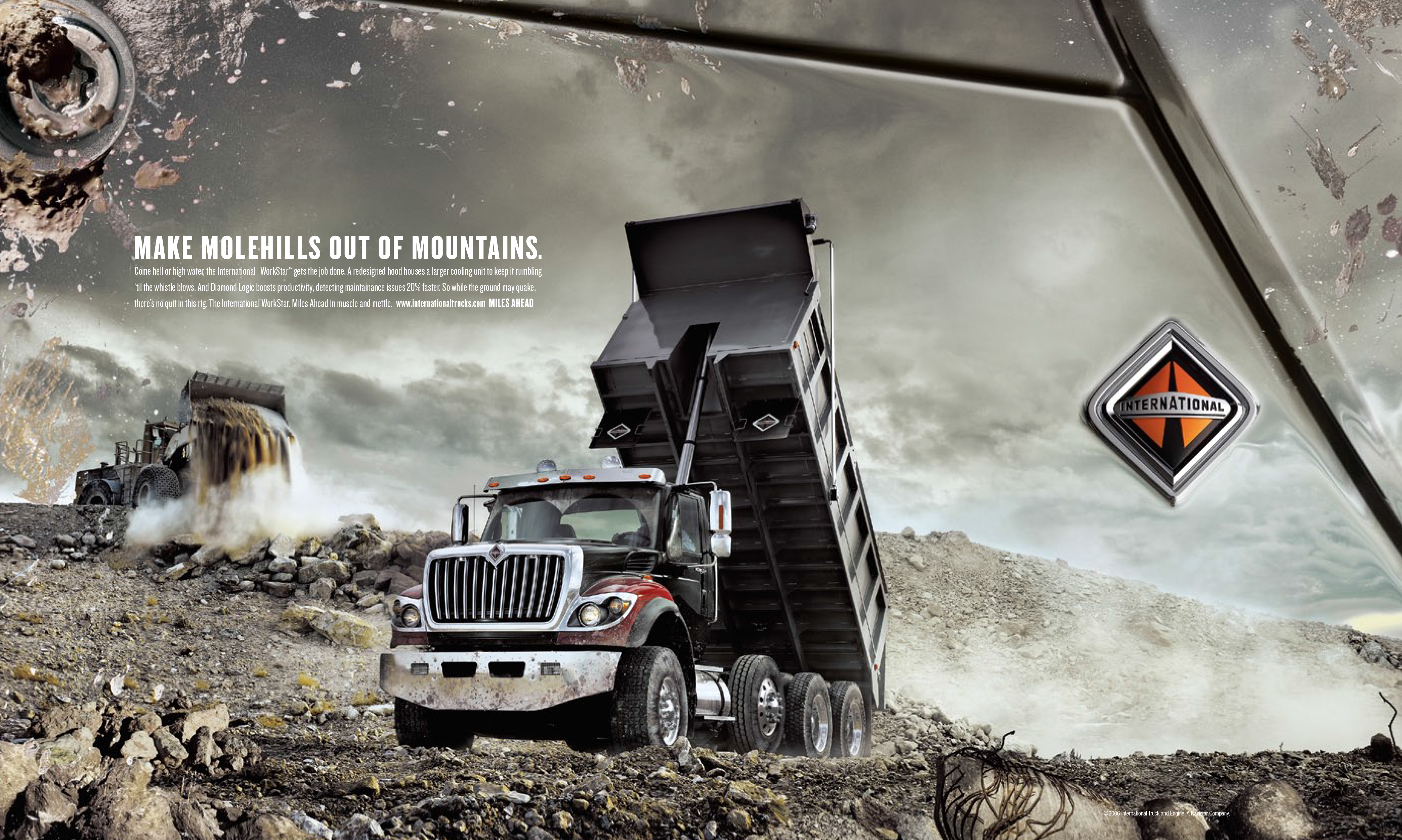 International Truck ‘Molehills2’ Ad