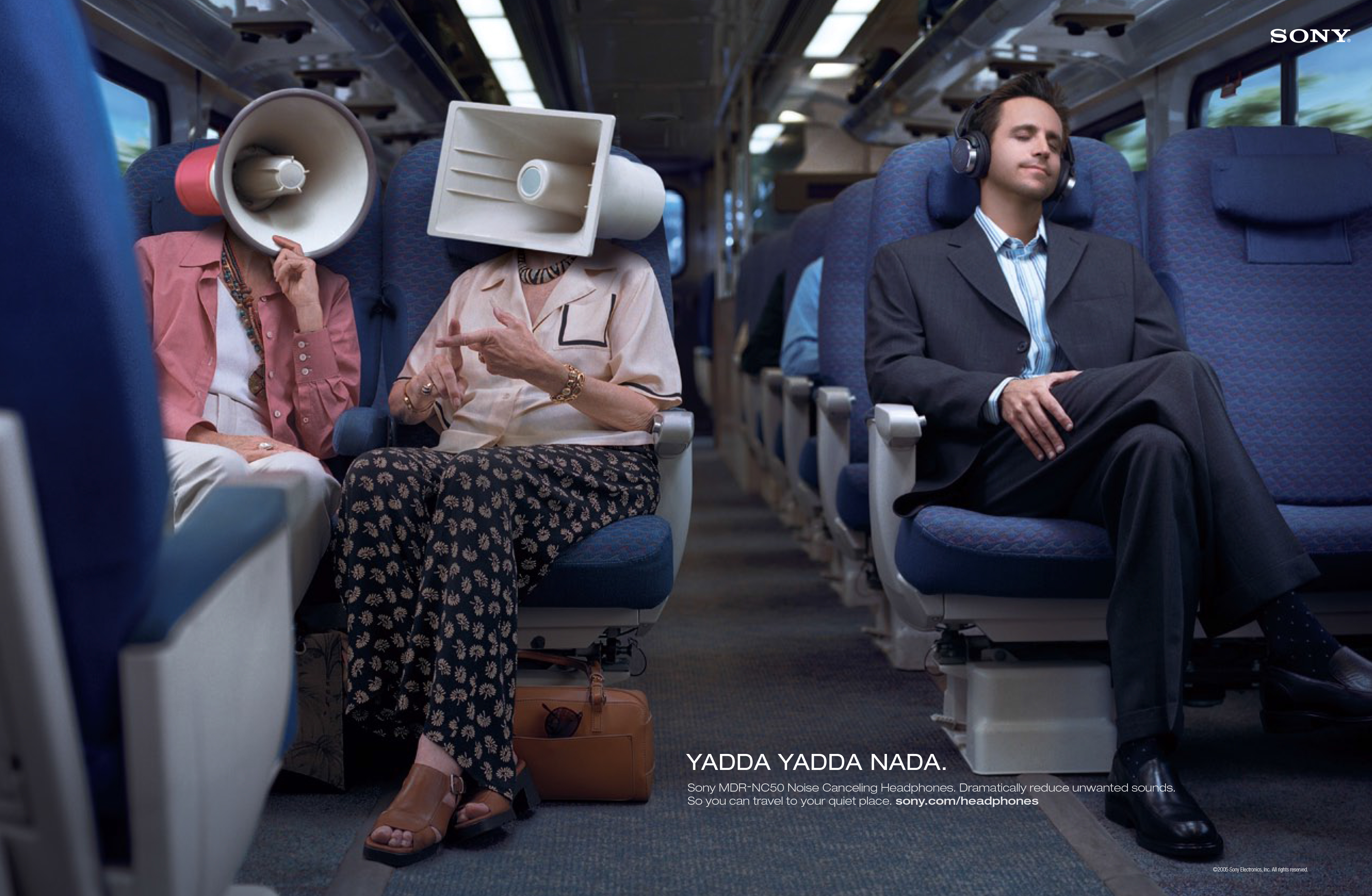 Sony Noise Cancelling Train