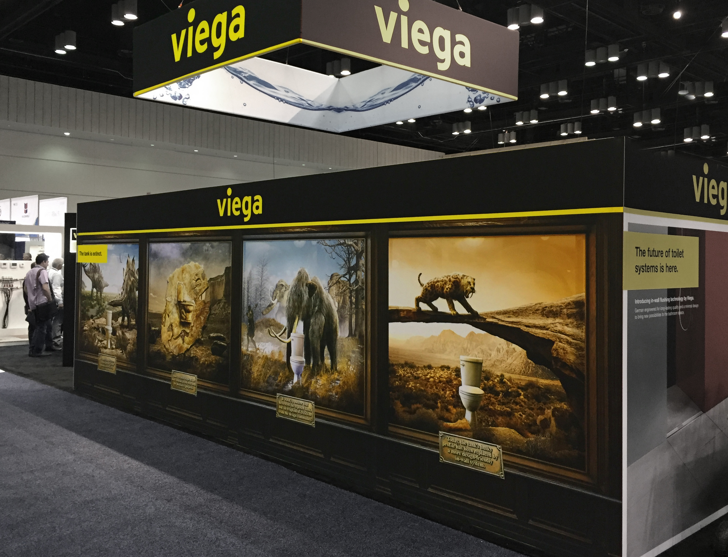Viega Extinct Trade show booth2